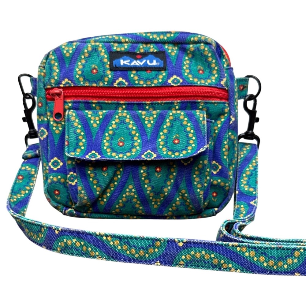 KAVU Mini Keeper Crossbody Paisley Daze Bag‎
